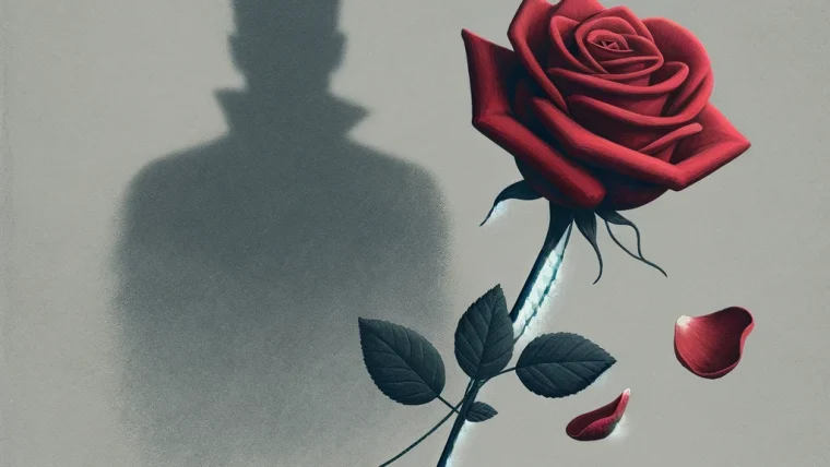 rosa su ombra